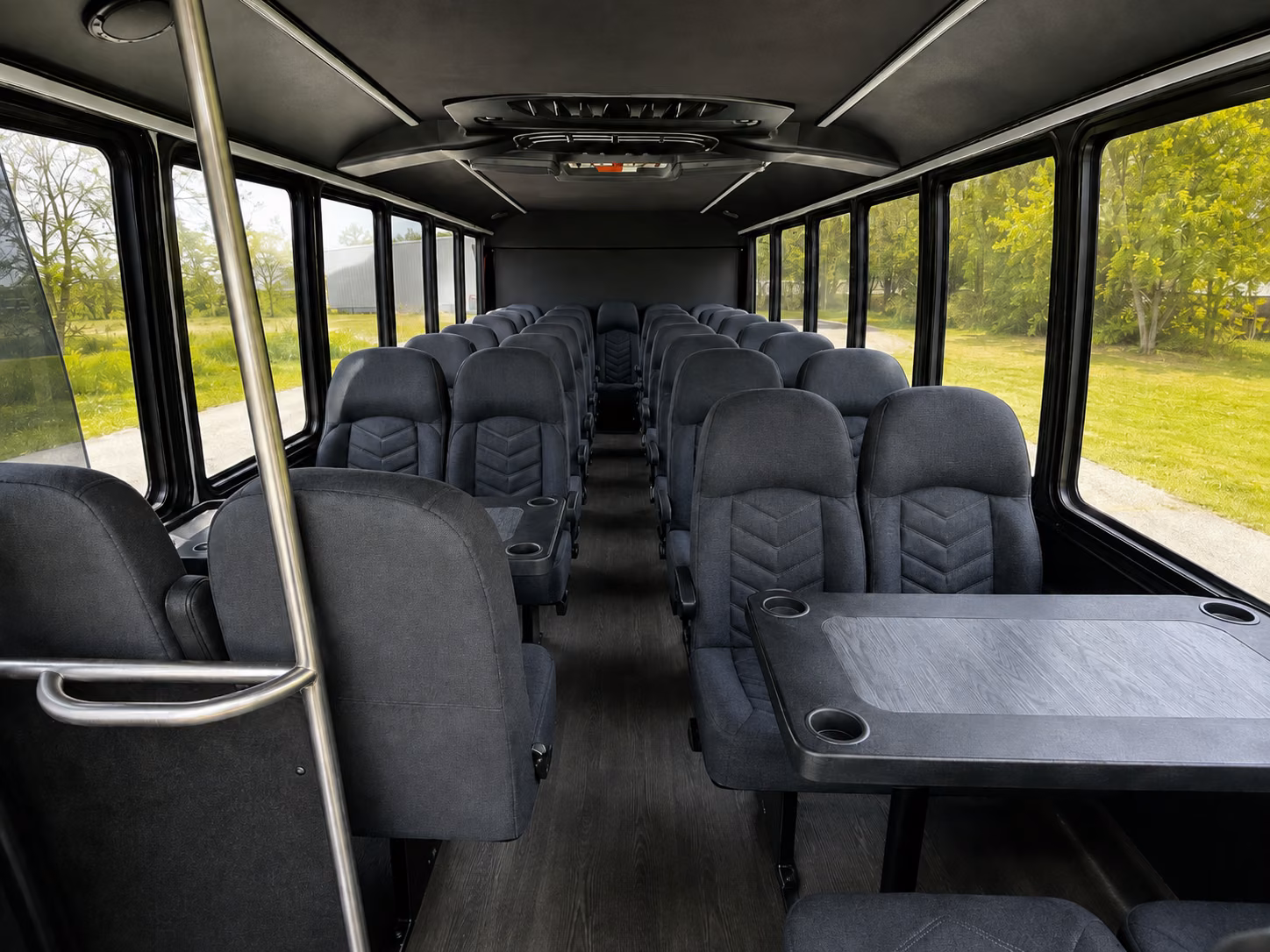 santa rosa 18 passenger minibus inside
