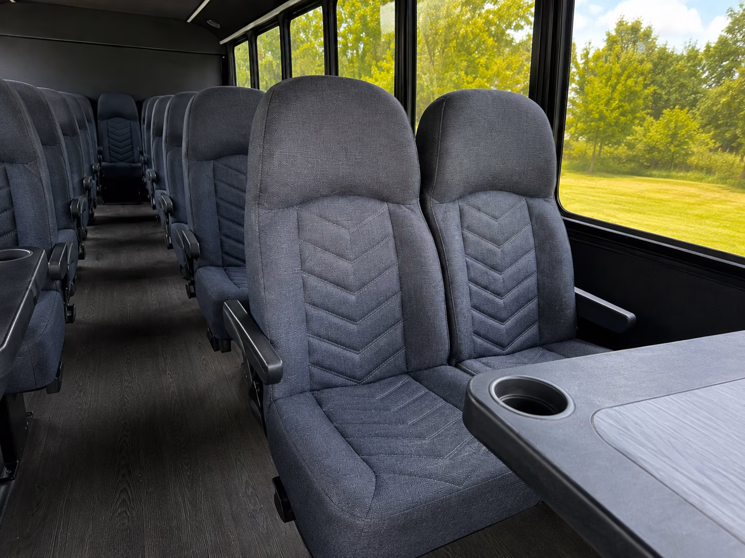 santa rosa 20 passenger minibus inside