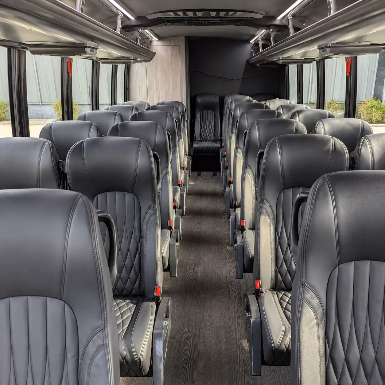 santa rosa 30 passenger minibus inside