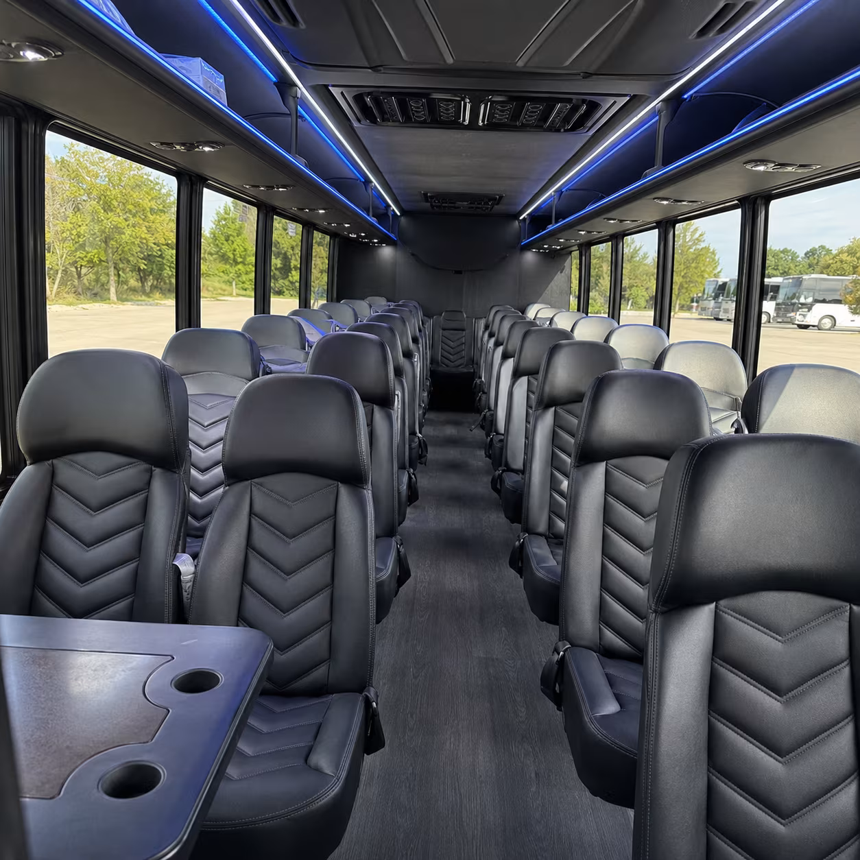 santa rosa 30 passenger minibus interior