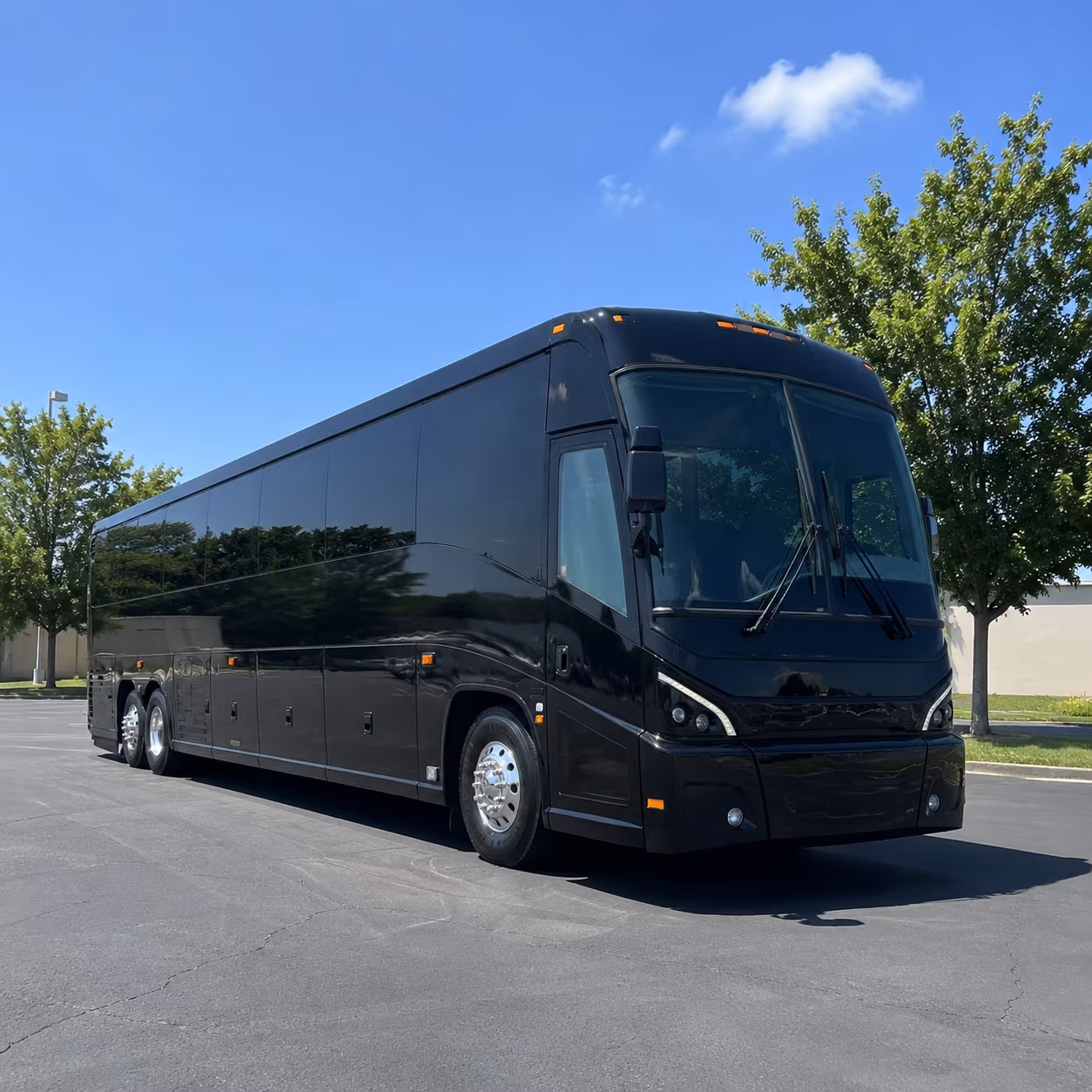 santa rosa 56 passenger charter bus