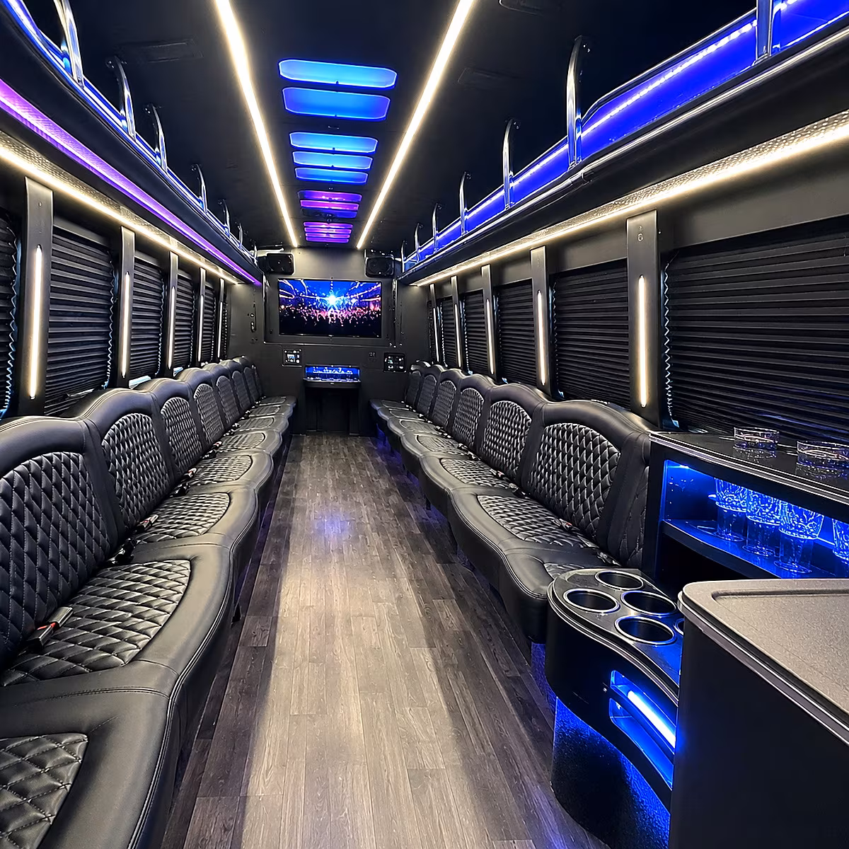 santa rosa concert party bus rental