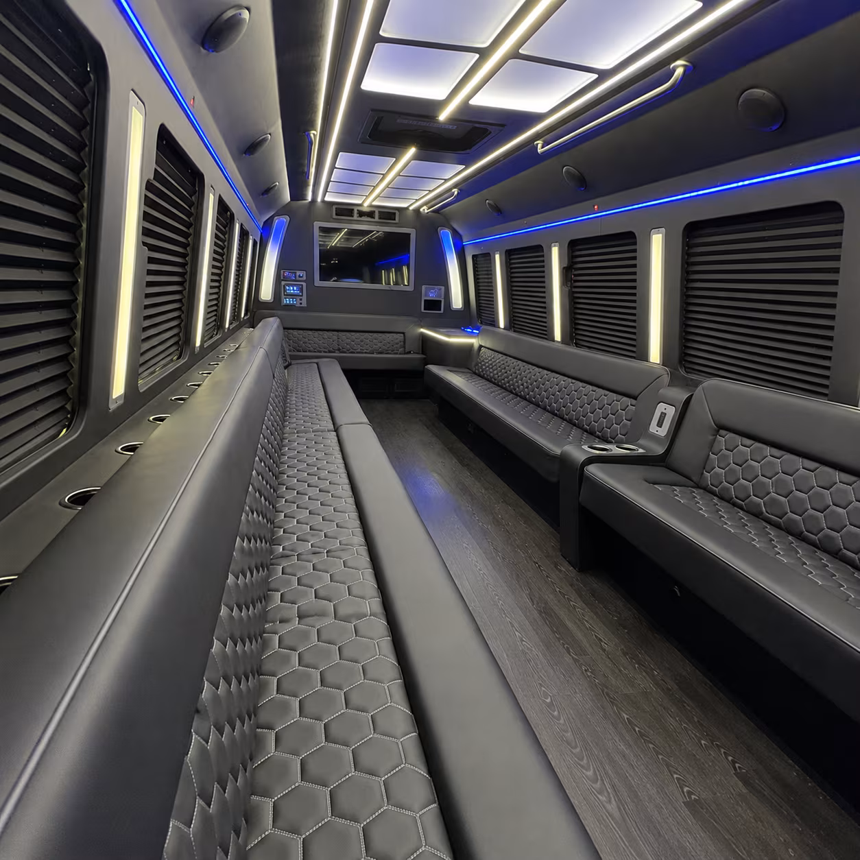 santa rosa party bus inside