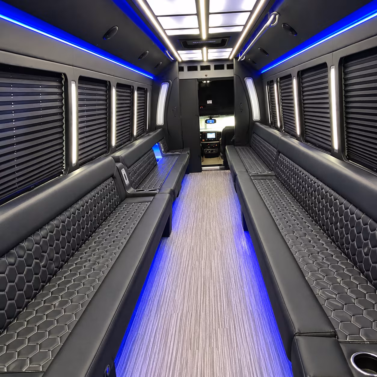 santa rosa party bus interior